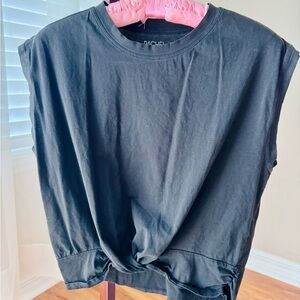 Rachel Zoe Black Short Sleeve Tee